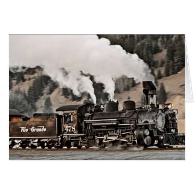 Stoomlocomotief (Voorkant Horizontaal)