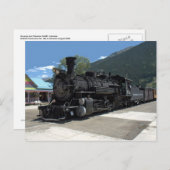 Stoomlocomotief 482, Durango & Silverton Briefkaart (Voorkant / Achterkant)