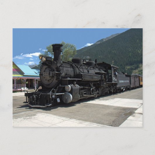 Stoomlocomotief 482, Durango & Silverton Briefkaart (Voorkant)