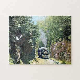 Stoomlocomotief bij Summit Cut, Green Mountain Legpuzzel