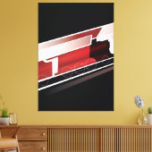 Stoomlocomotief Canvas Afdruk (Insitu (Woonkamer))