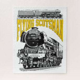 Stoomlocomotief Flying Scotsman. 1923 LNER Trein Legpuzzel