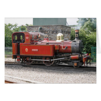 Stoomlocomotief in Port Erin Isle of Man