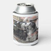 Stoomlocomotief in station blikjeskoeler (Blikje Achterkant)