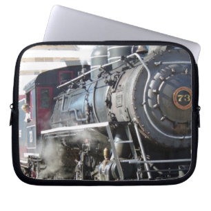stoomlocomotief laptop sleeve
