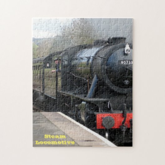 Stoomlocomotief Legpuzzel (Verticaal)