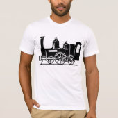 Stoomlocomotief Mannen T-shirt (Voorkant)