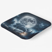 stoomlocomotief papieren bordje (Gebogen)