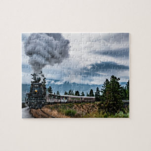 Stoomlocomotief Trein puzzel