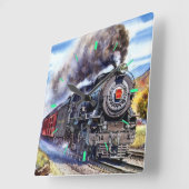 Stoomlocomotief Vierkante Klok (Hoek)