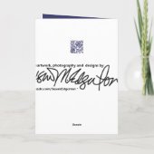 Stoommachine 481 feestdagen kaart (Achterkant)