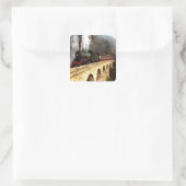 Stoommachine op Trestle Stickers (Tas)