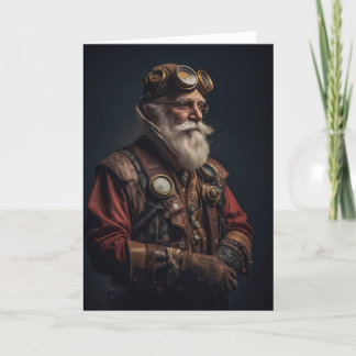 Stoomman Sinterklaas Feestdagen Kaart