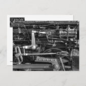 Stoommotor Briefkaart (Voorkant / Achterkant)