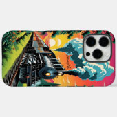 Stoommotor Sunset Ride Case-Mate iPhone Case (Achterkant (horizontaal))