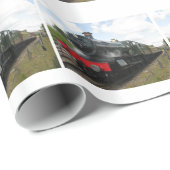 stoommotor, trein cadeaupapier (Rol Hoek)