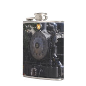 Stoommotor trein kolf heupfles (Links)