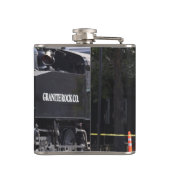 Stoommotor trein kolf heupfles (Achterkant)