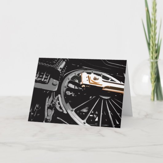 Stoommotorwiel Kaart (Voorkant)
