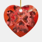 stoompunk klokken keramisch ornament (Achterkant)