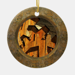 stoompunk klokken keramisch ornament