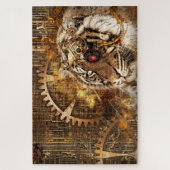stoompunk tijger puzzel (Verticaal)