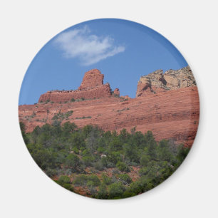 Stoomschip-rots in Sedona Arizona-fotografie Magneet