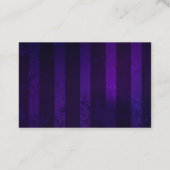 Stoomspinnenwebspin op paarse achtergrond afsprakenkaartje (Achterkant)