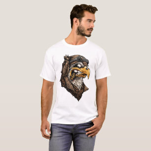 Stoomstijl Adelaar Piloot – Vintage Piloot Dier T-shirt