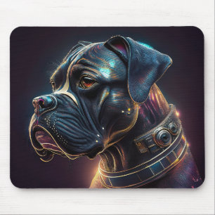 Stoomstijl Boxer Hond Muismat
