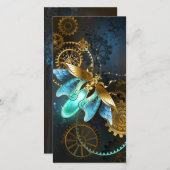 Stoomstijl Firefly Feestdagenkaart (Voorkant / Achterkant)