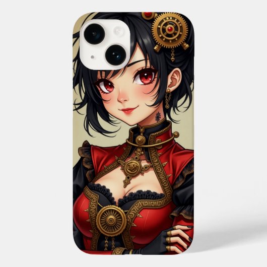Stoomstijl Harlekijn Case-Mate iPhone Case (Achterkant)