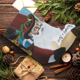 Stoomstijl Kerstman Victoriaanse Kerst Fantasie Ku Kleine Kerstsok