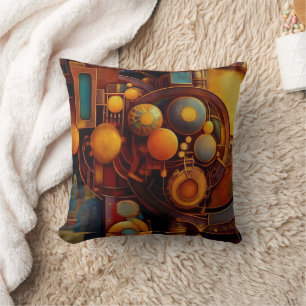 Stoomstijl Mechanische Bol Compositie Kussen