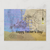 Stoomstijl mechanische Edison gloeilamp architect Briefkaart (Voorkant)