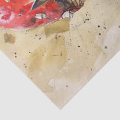 Stoomstijl Paddenstoelen Watercolor Kunst Decoupag Tissuepapier (Detail)