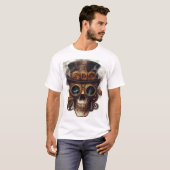 Stoomstijl Schedelmotor T-shirt (Voorkant volledig)