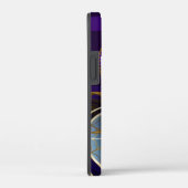 Stoomstijl Spin op Paarse Achtergrond Case-Mate iPhone Case (Achterkant / Rechts)