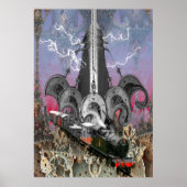 Stoomstijl Tijdmachine Poster (Voorkant)