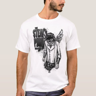Stoomstijl Uitvinder Retro Futuristische Mechanisc T-shirt