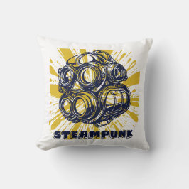 Stoomstijl Vintage Kunst Worp Kussen