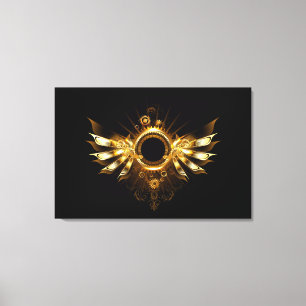 Stoomstijl vleugels canvas afdruk