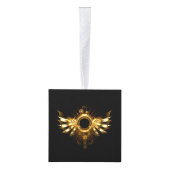 Stoomstijl vleugels kubus ornament (Rechts)