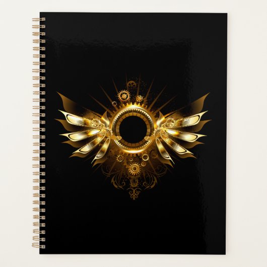 Stoomstijl vleugels planner (Voorkant)