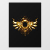 Stoomstijl vleugels raamsticker (Vel)