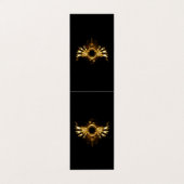 Stoomstijl vleugels visitekaartjes (Buitenkant ongevouwen)