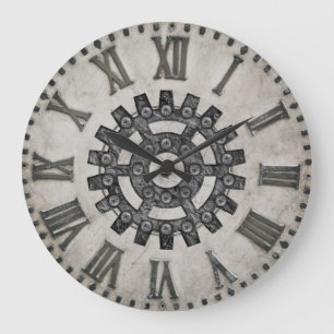 Stoomstijl Wandklok Grote Klok