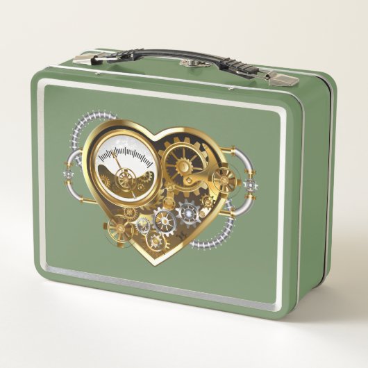 Stoomstijlhart met een Manometer (Achterkant)