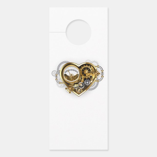 Stoomstijlhart met een Manometer (Voorkant)