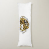 Stoomstijlhart met een Manometer Lichaamskussen (Voorkant Verticaal)